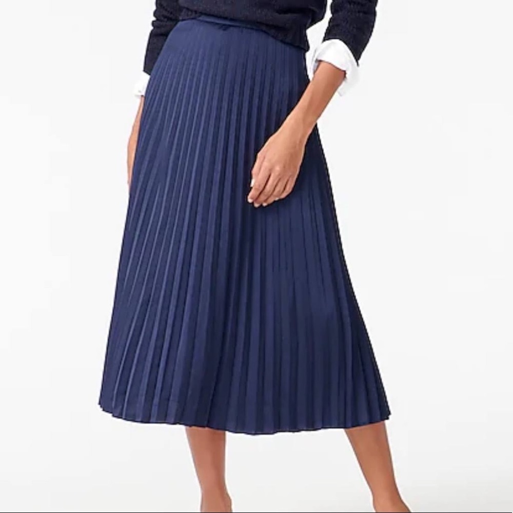 Jcrew pleated skirt